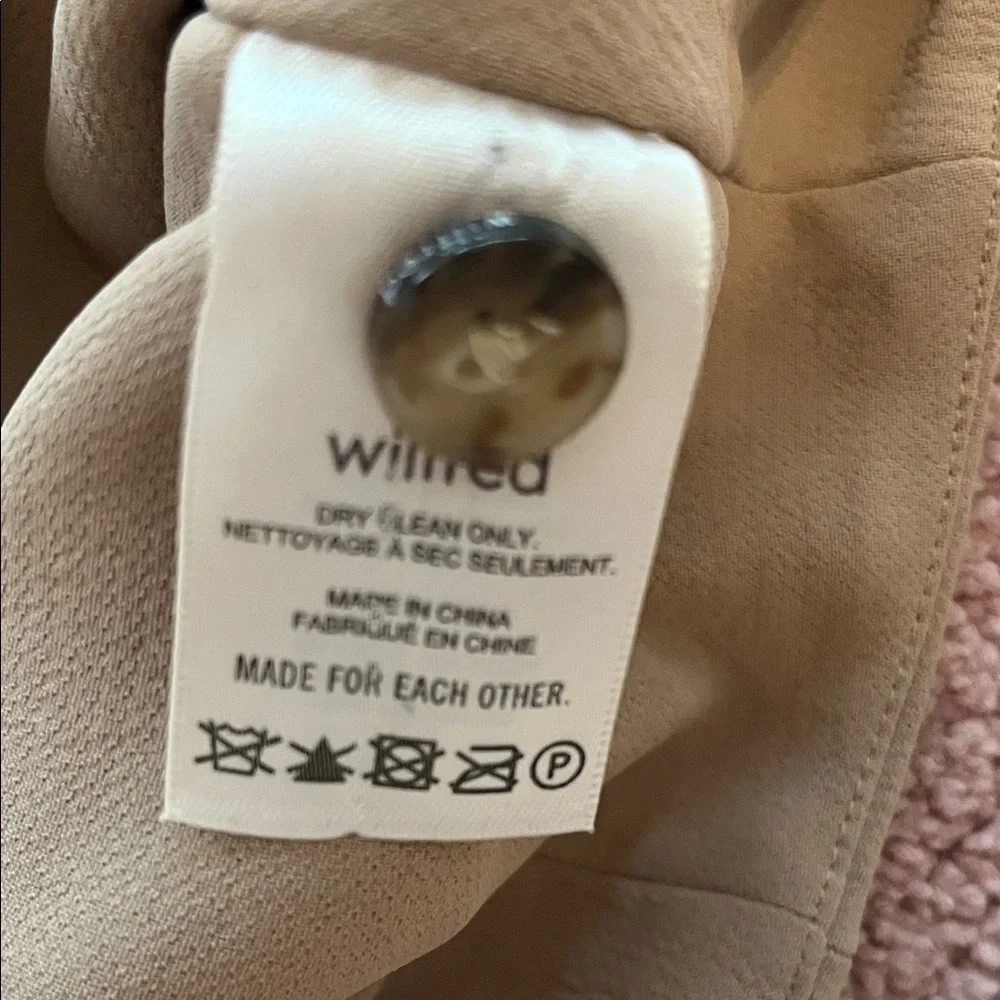 Wilfred Tan Wool Blend Button-Front Vest - Picture 8 of 9